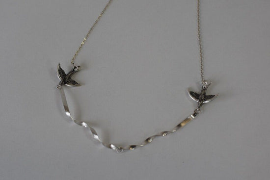 Twin Bird Necklace