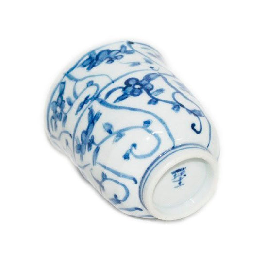 [Eisyou] Teacup with a design of a neon sign in underglaze blue