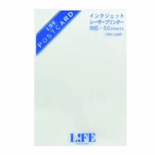 LIFE Postcard – Plain, Ultra white