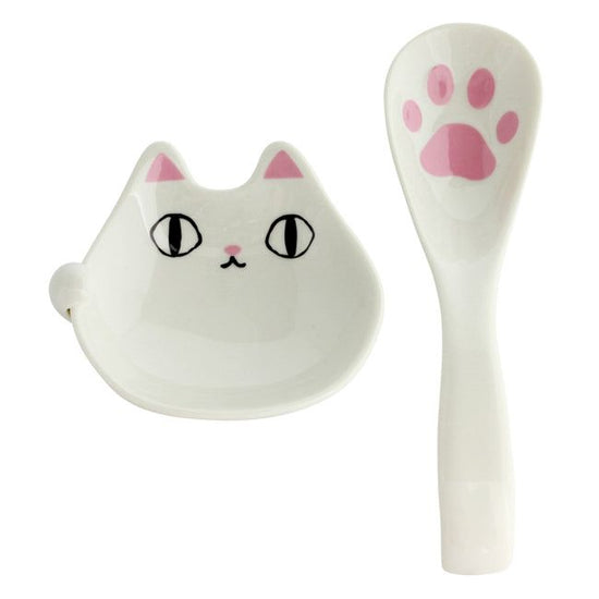 3 Cats, 3 Brothers Paw Spoon Shiro (13447)