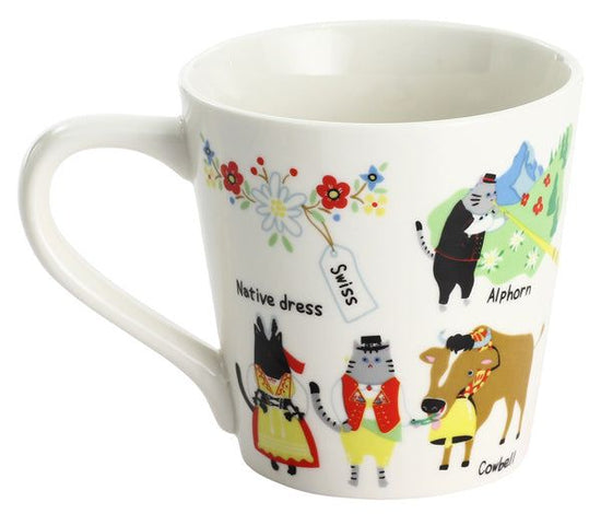 Cat Flag Mug SWISS (13106)