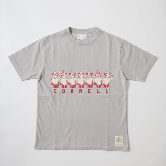 FELCO S/S HI CREW TEE - CORNELL UNIVERSITY BEARS PRINT