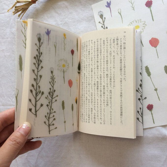Pressed Flower Bookmarks and Book Covers