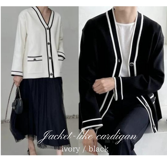 jacket-style cardigan