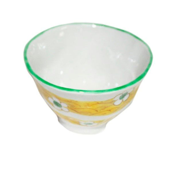 [Eisyou] Rice Bowl with White Flower Design (Small)