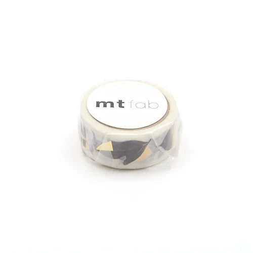 mt Masking Tape fab (Foil Stamp) – Leaves, 15mm×3m