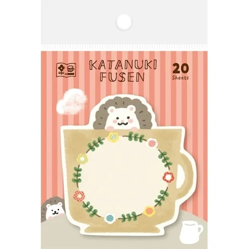 Furukawa Shiko Die-Cut Sticky Notes – Hedgehog