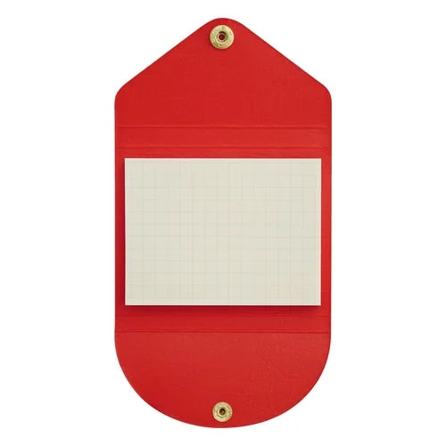 LIFE × Yamama Bungu Sticky Notes with Cover – Grid, Orange