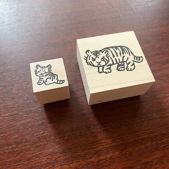 Rubber stamp [tiger cub][tiger]
