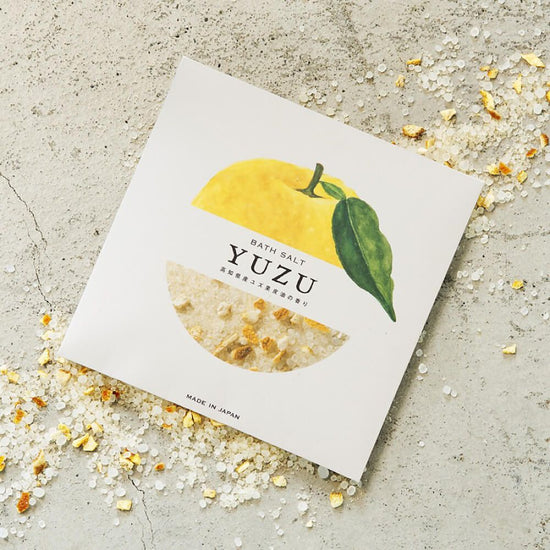 Kochi YUZU peeled bath salt 40g [Yuzu].