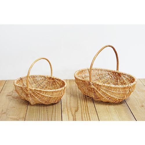 10779 Wicker basket set 2