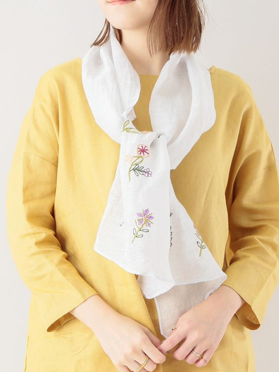 Floral Embroidery Shawl (3 colors)