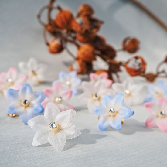 Dawn flower Pierced earrings/Clip-on earrings