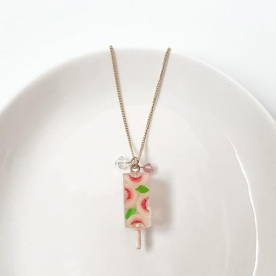 Peach Ice Cream Necklace