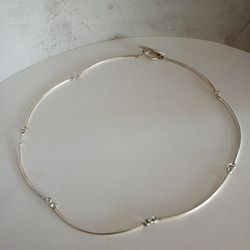 [silver950 ]Adult Namiami Necklace Choker 》Simple, silver, stylish