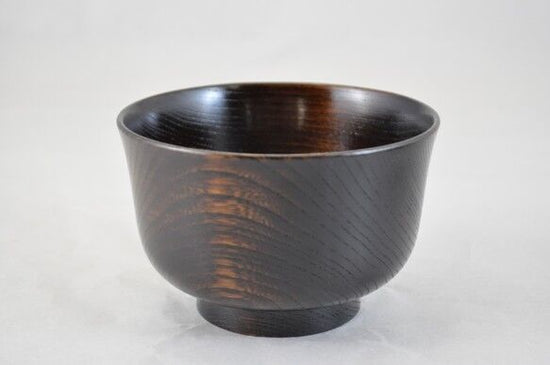 Kurozuri 3.7 Feather-Turned soup bowl with stopper SO-354