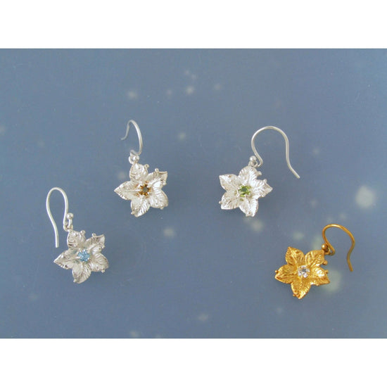 Blessed flower for a new beginning Pierced earrings
