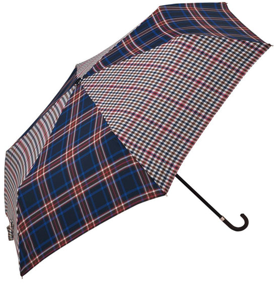 Folding Umbrella 2 Tone Check Mini