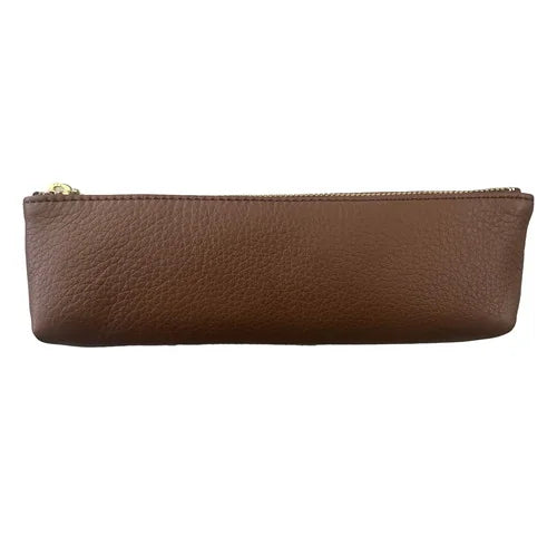 LIFE Leather Pen Case – Brown, Large