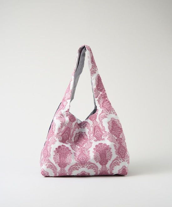 TWINS bag / pink damask × blue jeans / M