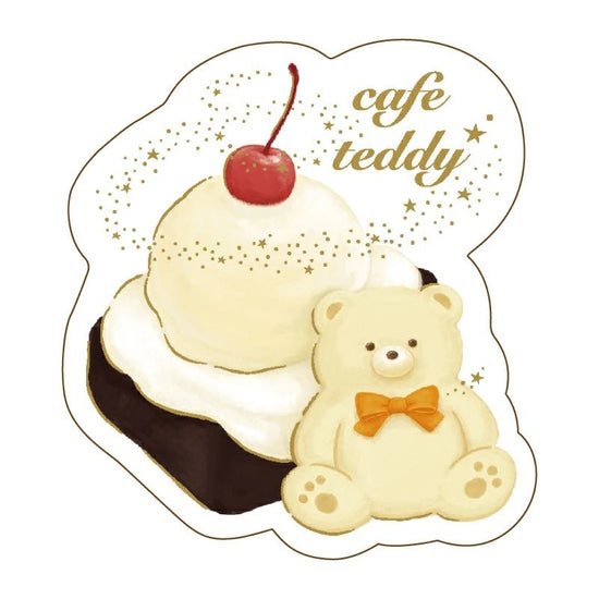 cafe teddy sticker [cake].