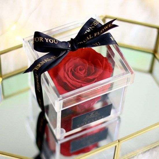 Crystal rose Box Classic petal <red>.