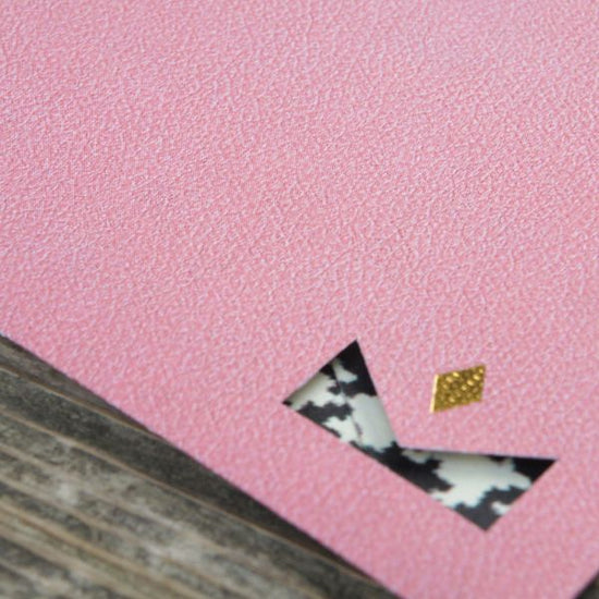 [Pink & Staggered Pattern] Stylish Envelope with Card HNG01J