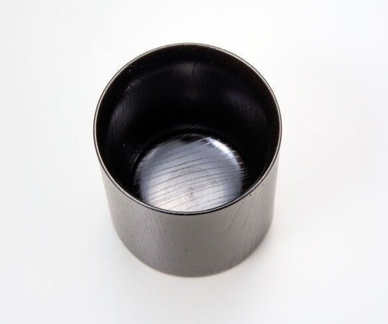 Lacquered mug cup made of beautifully grained zelkova wood. Keyaki Mug Cup Black SX-0595