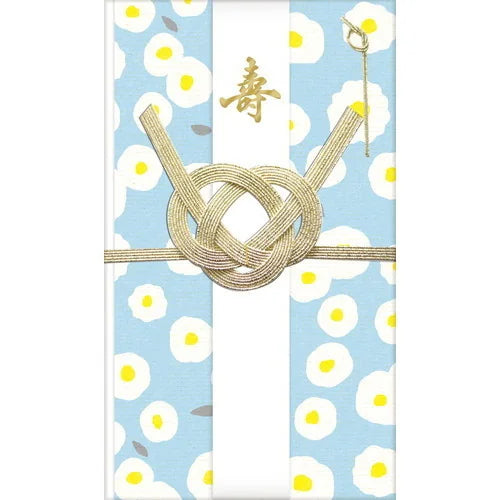 Furukawa Shiko Shugi-bukuro Ceremonial Envelope – Flowers, White