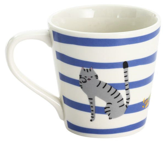 Cat Alphabet Mug N (13095)