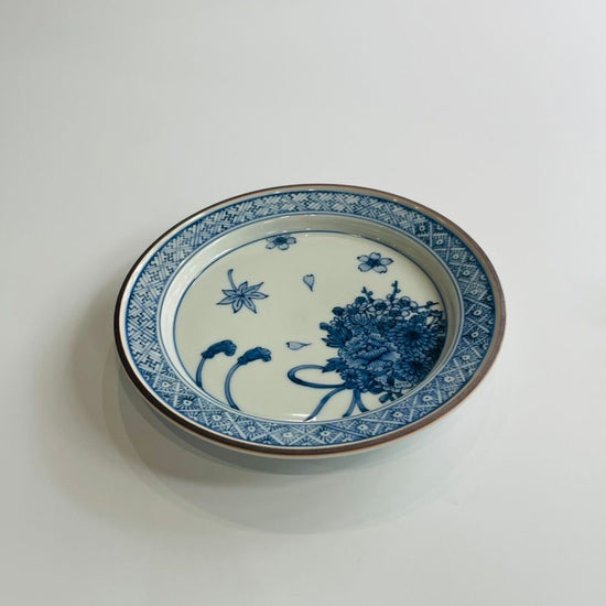 [Hitomi Ikejima] Plate dish with jade design
