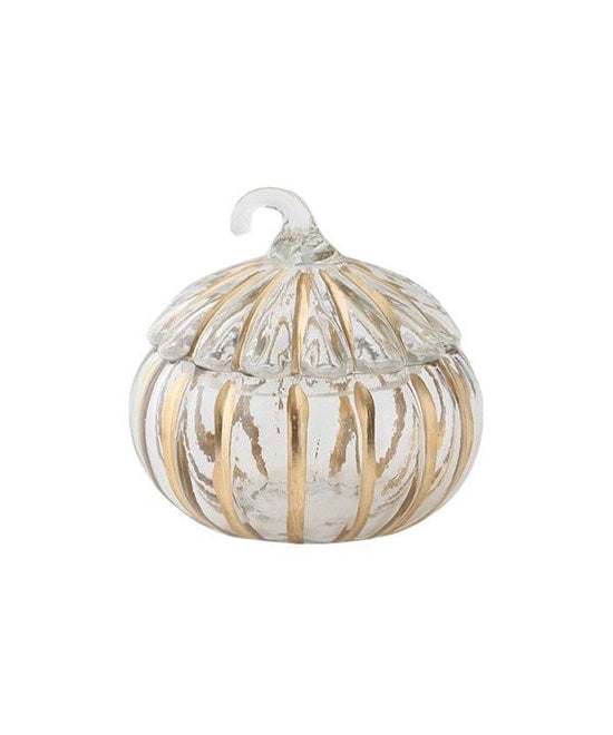 Pumpkin Glass Canister L 11 x 11cm M15-2588L