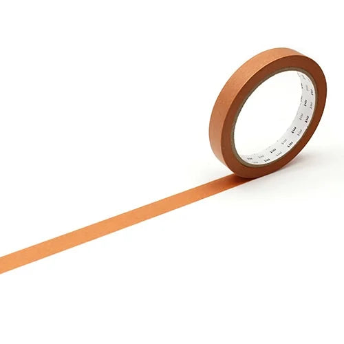 mt Large Core Masking Tape (10-Pack) – Matte Burnt Orange, 15mm×30m