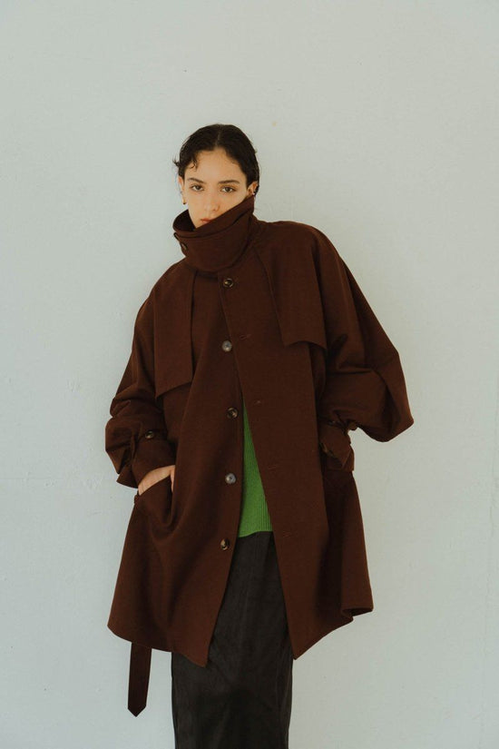 3way Dolman Trench Coat/Bordeaux