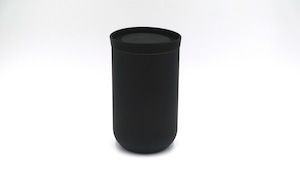 PAPLUS Matte Tumbler Black with Silicone Lid