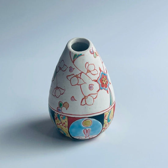 [Ginshu Kiln] Narrow long vase D