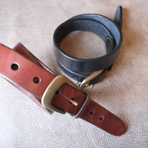 Belt in High-Grade Tannin Leather 30 mm