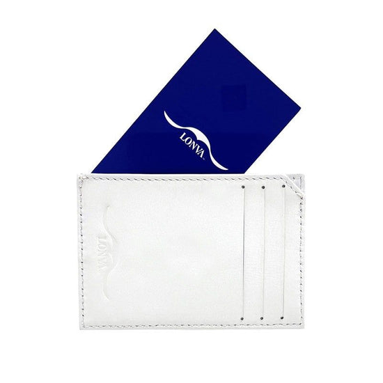 Slim card case (Blue and White) Santorini