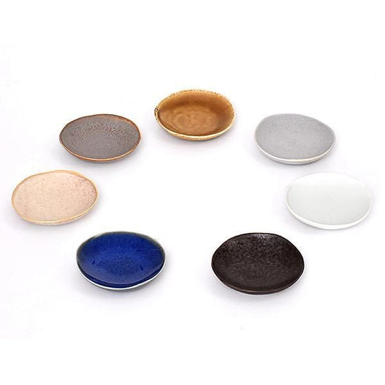 Cuisine Glaze bean dish, Western tableware, small plate, made in Japan, Minoyaki, stylish, modern