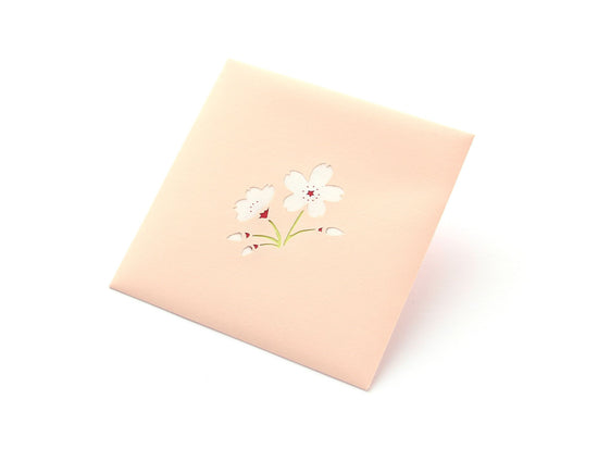 Paper cutout pouch [cherry blossom].