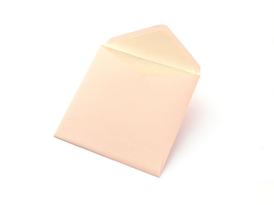 Paper cutout pouch [flower, light peach].