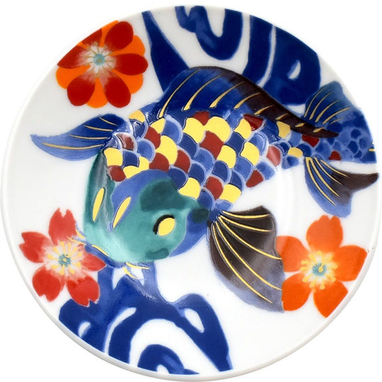 Chitose no rim, small dish, carp
