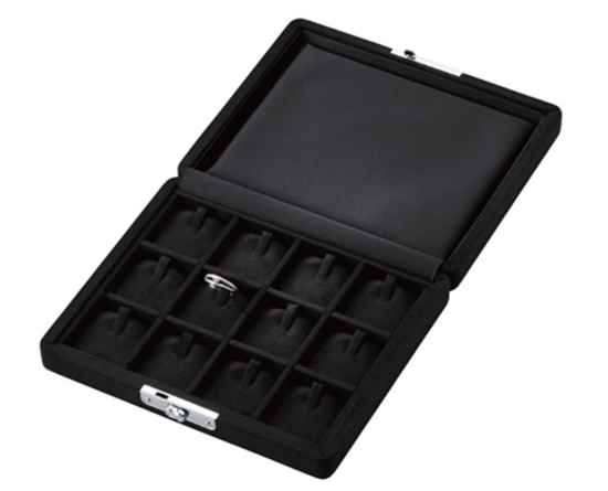 Ring Storage Case for 12 Rings, Ring Claw Mount Separate Type, Stock Case Series AR-522