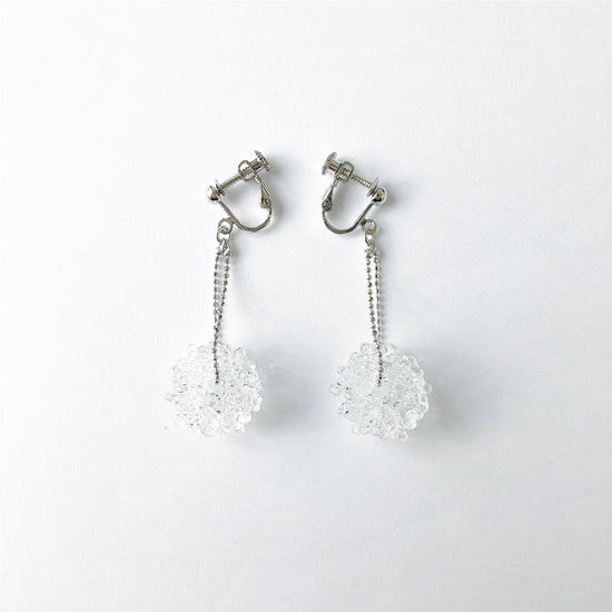 Crystal Loop Clip-on earrings Gold / Rhodium