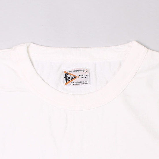 FELCO S/S BINDER NECK POCKET TEE 7oz 18SINGLE JERSEY SHORT BODY LENGTH