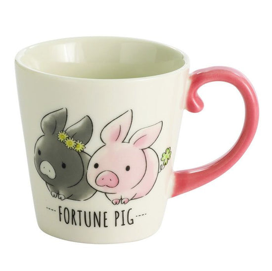 Fortune Pig Tail Mug (23228)