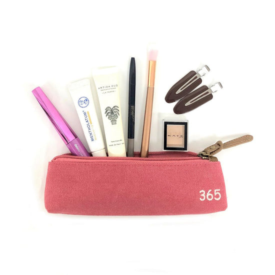 365 Canvas Logo Embroidery Slim Pouch