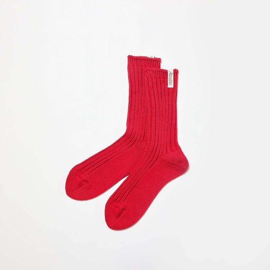 Low Gauge Socks "Valencia" S (22-24cm) - Red