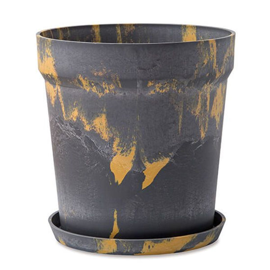 81063 [PLUS THE GREEN] Urban plant pot, sesame/lemon