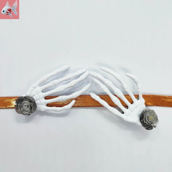 ◆skull hand band ornament 3. gray
